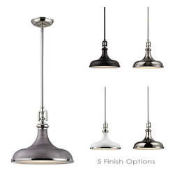 Rutherford 15" Pendant - Pendant Lighting