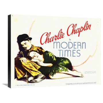 "Charlie Chaplin, Modern Times" Canvas by Hollywood Photo Archive, 28x22"