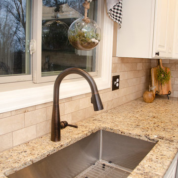 Black and White Buffalo Check - Kitchen Remodel