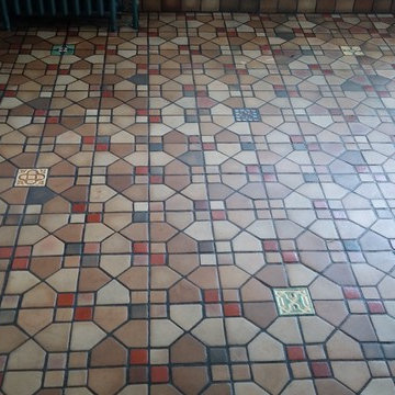 Pewabic title refinshing & polishing