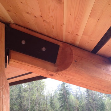 Full Scribe Log Home Exteriors.
