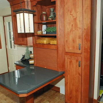 Mission Style Galley Kitchen