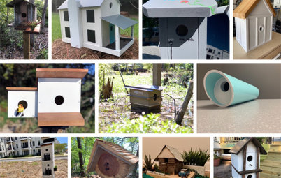 These Incredible Birdhouses Were Made From Recycled Materials