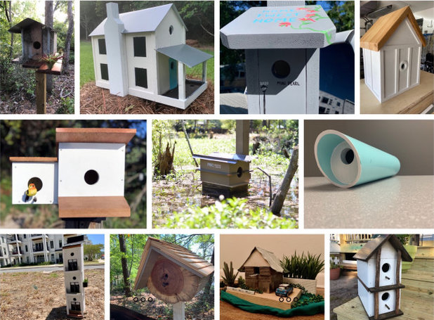 These Incredible Birdhouses Were Made From Recycled Materials