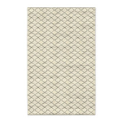 Watercolor Trellis Wool Shag Rug - Products
