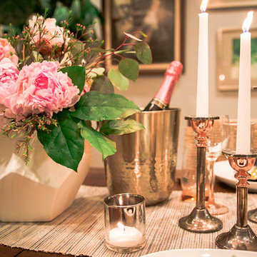 New Years Table Scaped