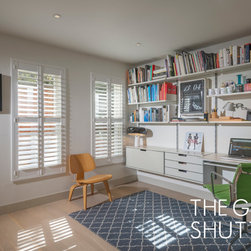 The Chimney House - Contemporary Home - Interior Shutters