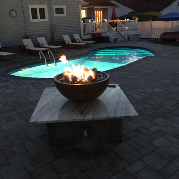 Poolscape in Plainview