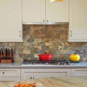 Kitchen with wine storage