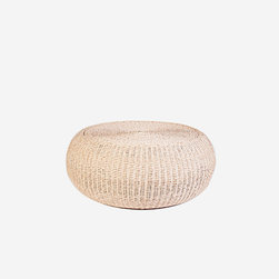 Wintons Teak Ove ottoman (PT1) - Outdoor Footstools And Ottomans