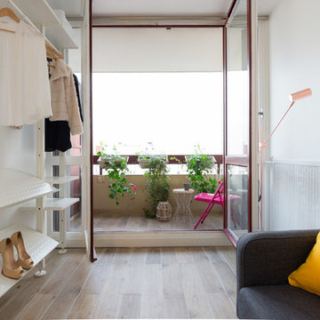 un studio en jaune