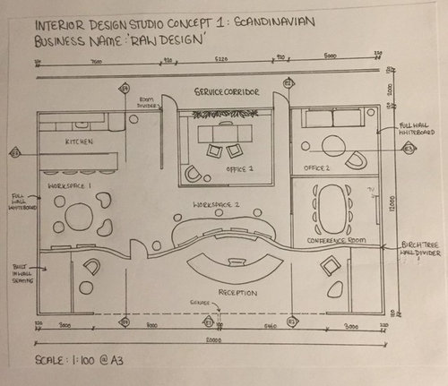 Interior Design Code Plan Example Feedback on design plans for Int. Design Course!