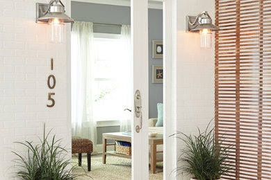 Entryway - transitional entryway idea in Phoenix