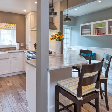 Sunwashed Serenity Kitchen Remodel | White Cabinetry & Open-Concept