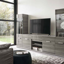 IRIS Wall Unit / Entertainment Center by ALF Italia - Entertainment Centers And Tv Stands