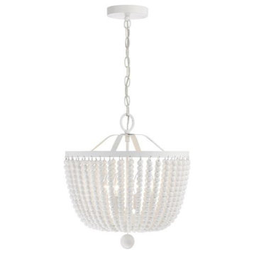 Crystama 604-MT_CEILING Rylee, 4 Light Chandelier In Farmhouse and Industrial