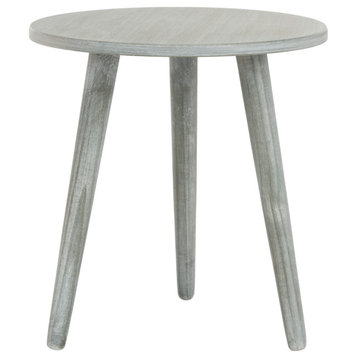 Safavieh Orion Round Accent Table, Slate Gray