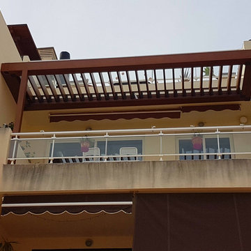 Pérgola Bioclimática (Embutida) D´Glass 210. Málaga.