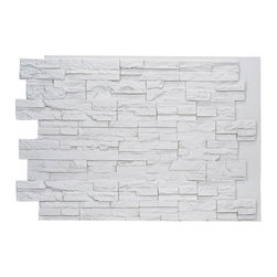 DURANGO FAUX STACKED STONE- 36"H x 48"W - Wall Panels