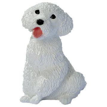 Design Toscano White Poodle Puppy Statue