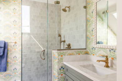 Bathroom - transitional bathroom idea in New York