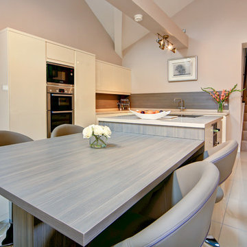 Gloss Ivory Kitchen Installed in Stalybridge, Tameside
