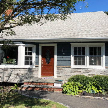 Halesite Siding - Midnight Blue & Windows | Alpha Windows & Siding