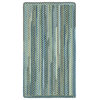 Capel Manchester Light Blue 0048_400 Braided Rugs - 24" X 8' Runner Concentric R