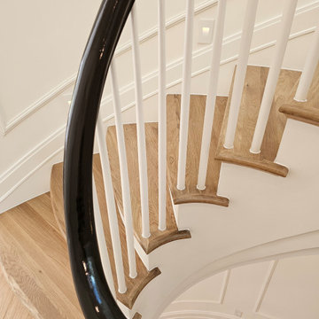 Project #131 | Three-Story Elliptical Staircase in Historic Home