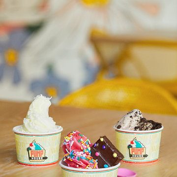 Colorful Ice Cream Parlour