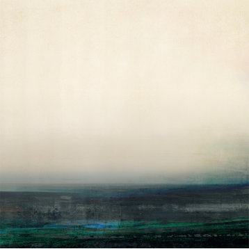 "Hazy Field II" Gallery Wrapped Giclee Print On Canvas With Gel Texture