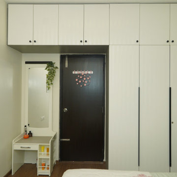 Wardrobe Design At Sriram Greenfield By Homzinterio