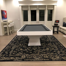 Papillon Pool in White - Game Tables