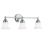 Norwell Lighting - Sophie 3 Light Sconce, Chrome - See Image 2 For Metal Finish