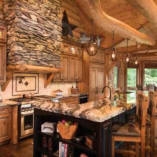 Log Cabin Kitchens Houzz