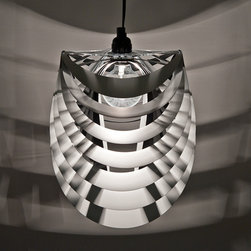 Kinema Pendant - White / Black - Pendant Lighting