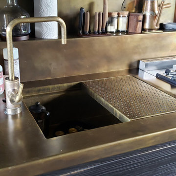 Formed Brass Countertop