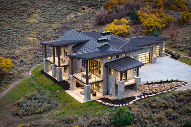 Design ideas for a house exterior in Salt Lake City.