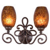 Kalco 5522 Additional Finish and Shade Options for Amelie 2 Light - Antique