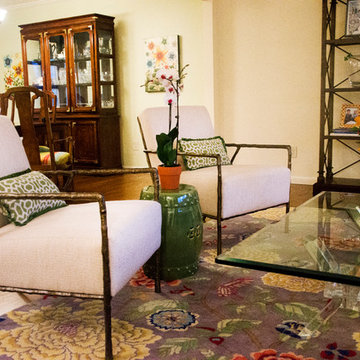 Fresh take on traditional living room