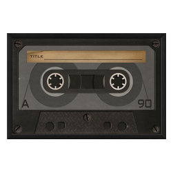 The Artwork Factory - Cassette Tape 1 Blank Framed Artwork - Prints And Posters