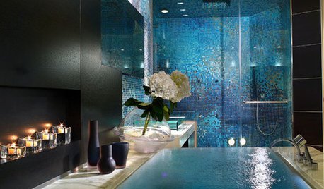 Dip Into a Watery Blue Bathroom