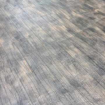 Rustic Wooden Plank Patio