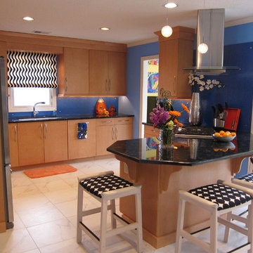 Cool Blue Contemporary
