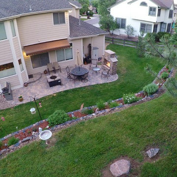 Patio and Fire place