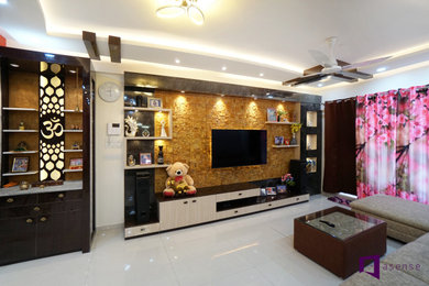 Example of a zen home design design in Bengaluru