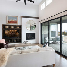 TV Wall Ideas + Fireplace