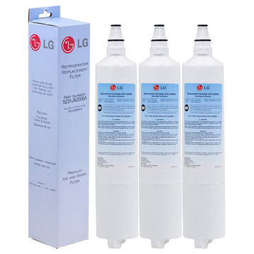 Genuine OEM LG LT600P Premium Replacement Fridge Water Filter, Set of 3