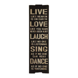 Live, Laugh, Love Wall Plaque - Prints And Posters
