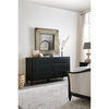 Beaumont Lane 6-Drawer Traditional Wood Dresser in Distressed Black